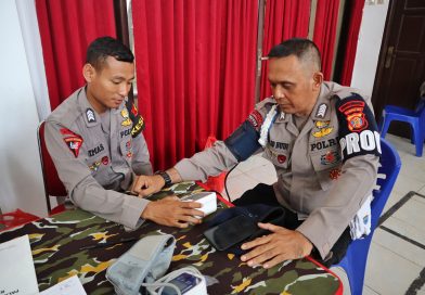 Sambut HUT Ke-79 Korps Brimob Polri, Batalyon B Pelopor Gelar Donor Darah