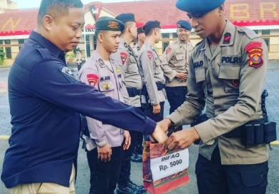 Satbrimob Polda Kaltim Gencarkan Program Infaq 5000 Setiap Kamis