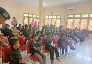 Kenalkan Sosok Polisi Humanis, Brimob Berau Sambut Kunjungan Edukasi TK Bhakti Bersama