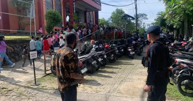 Pastikan Keamanan Ibadah Minggu, Kompi 1 Batalyon C Pelopor Patroli ke Sejumlah Gereja di Balikpapan Utara