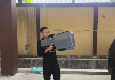 Amankan Aksi Unjuk Rasa di Samarinda, Satbrimob Polda Kaltim Terjunkan Personel dan Teknologi Anti-Drone