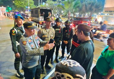 Jaga Kondusivitas Jelang Aksi Massa, Satbrimob Polda Kaltim Gelar Patroli Skala Besar di Samarinda