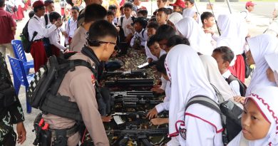 Pupuk Jiwa Nasionalisme, Siswa SD N 005 Samarinda Sambangi Mako Brimob Batalyon B Pelopor