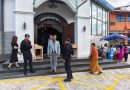 Wujudkan Kenyamanan Ibadah Minggu, Kompi 2 Batalyon A Pelopor Brimob Polda Kaltim Patroli Sejumlah Gereja di Balikpapan