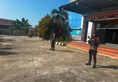 Kompi 2 Batalyon B Pelopor Brimob Kaltim Perkuat Pengamanan Aset Polri di Kutai Barat