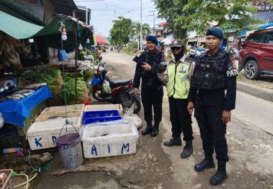Jaga Kondusivitas Kota Samarinda, Batalyon B Pelopor Brimob Kaltim Gelar Patroli di Pusat Keramaian