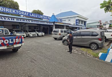 Detasemen Gegana Satbrimob Polda Kaltim Amankan Aset Polri di Balikpapan
