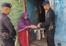 Wujud Kepedulian Sosial, Batalyon B Pelopor Brimob Kaltim Salurkan Bapokting di Samarinda