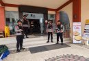 Jaga Kondusivitas Objek Vital Pelayanan Publik, Personel Brimob Samarinda Patroli Pengamanan Aset Polri