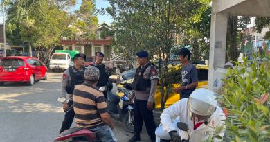 Jaga Stabilitas Kamtibmas, Patroli Brimob Samarinda Menyisir Kantor PTUN Hingga Pemukiman Warga